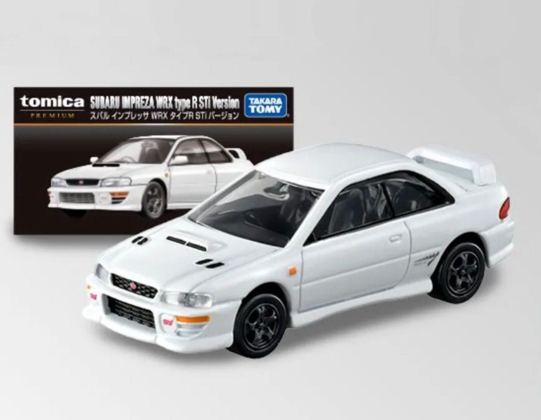 Tomica Premium Subaru Impreza WRX Type R STi Version (White)
