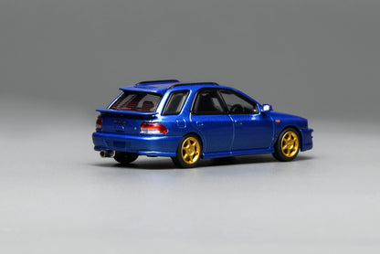 *Pre-Order* MotorHelix Subaru Impreza Wagon WRX STi Version VI - Customized World Rally Blue Mica