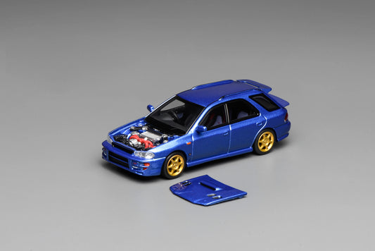 *Pre-Order* MotorHelix Subaru Impreza Wagon WRX STi Version VI - Customized World Rally Blue Mica