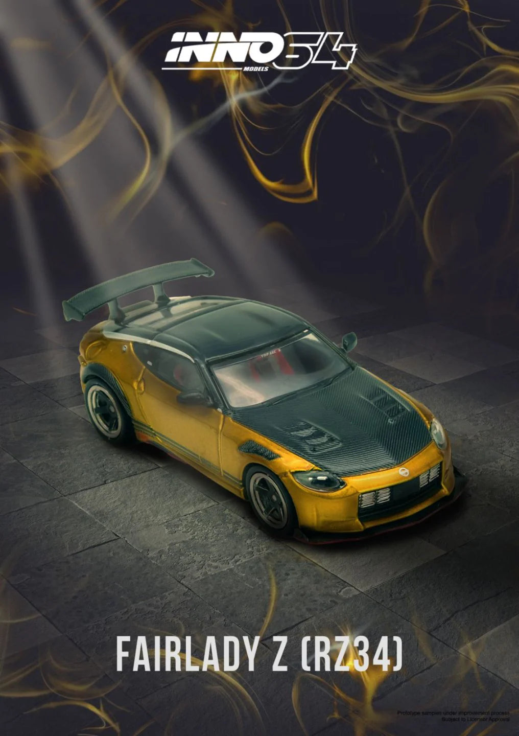 *Pre-Order* INNO Models INNO64 TOP SECRET Fairlady Z (RZ34) Gold