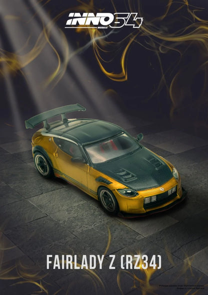 *Pre-Order* INNO Models INNO64 TOP SECRET Fairlady Z (RZ34) Gold