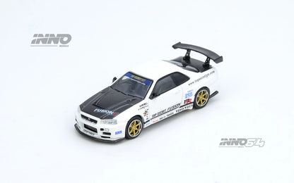*Pre-Order* INNO Models INNO64 TOP SECRET R34 GT-R White