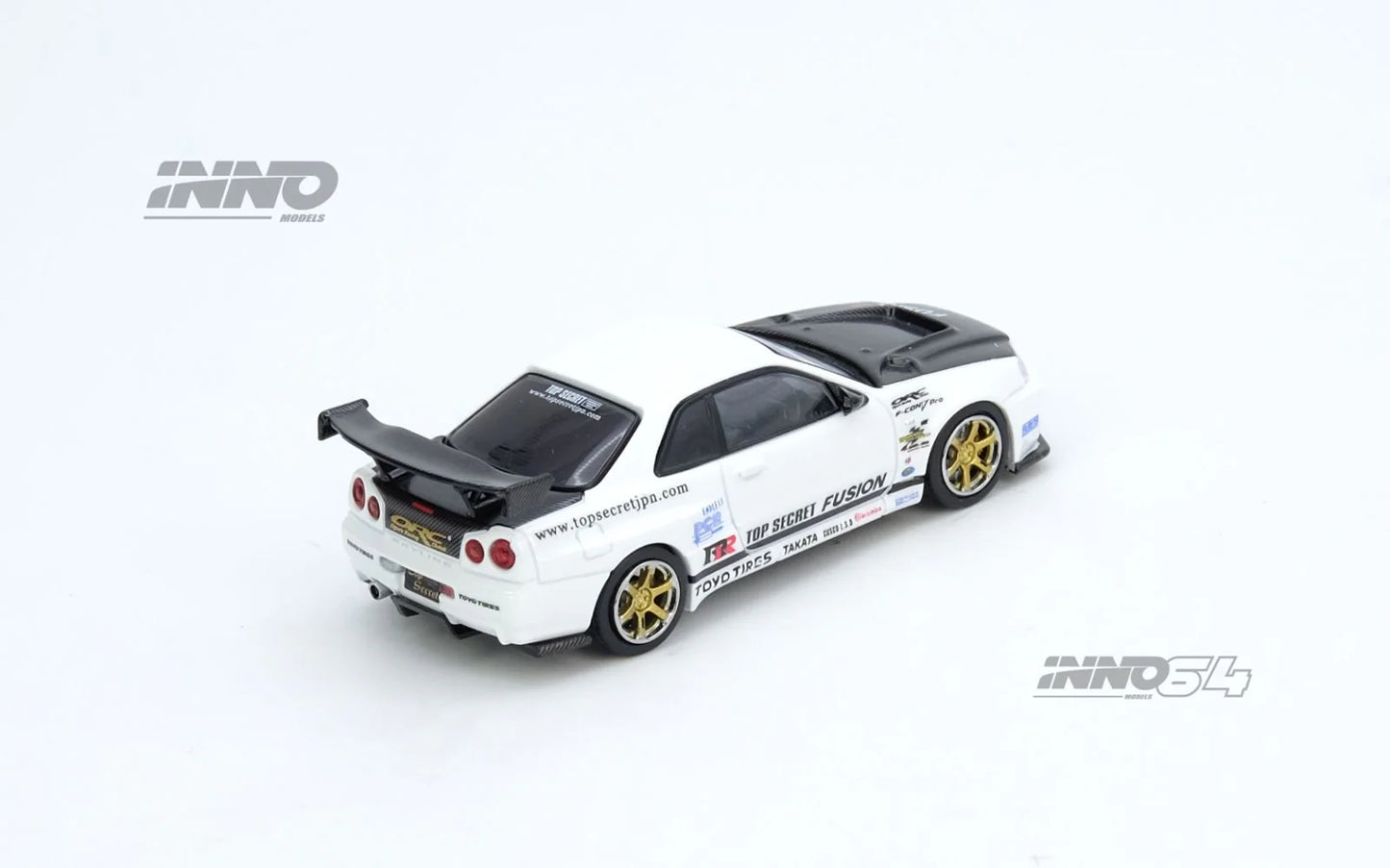 *Pre-Order* INNO Models INNO64 TOP SECRET R34 GT-R White