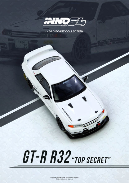 *Pre-Order* INNO Models INNO64 TOP SECRET VR32 GT-R White
