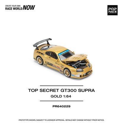 *Pre-Order* Pop Race Top Secret GT300 Supra - Gold