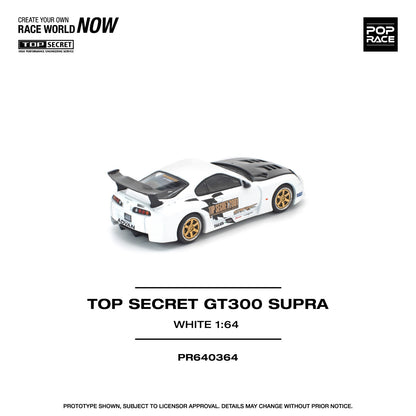 *Pre-Order* Pop Race Top Secret GT300 Supra - White