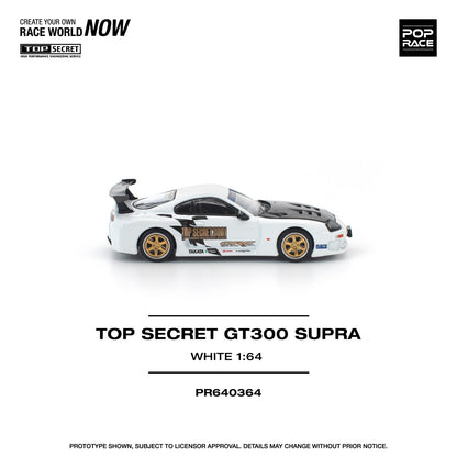 *Pre-Order* Pop Race Top Secret GT300 Supra - White