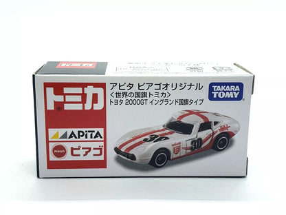 Tomica Apita Piago World Flag Series Toyota 2000GT - England Flag