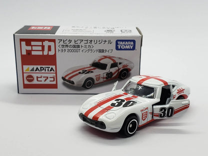 Tomica Apita Piago World Flag Series Toyota 2000GT - England Flag