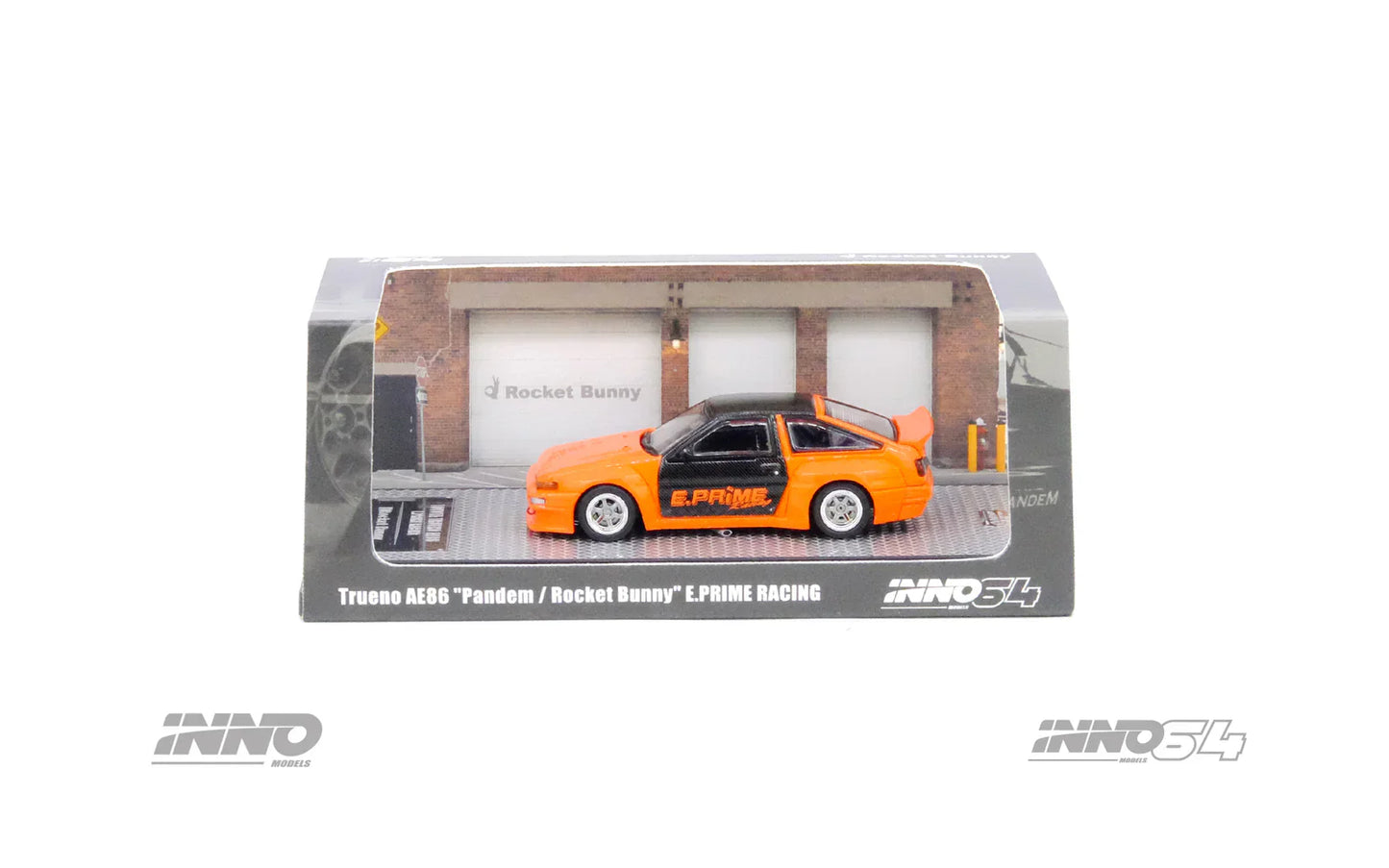 Inno Models Inno64 Toyota Corolla AE86 Trueno "Pandem / Rocket Bunny" E. Prime Racing