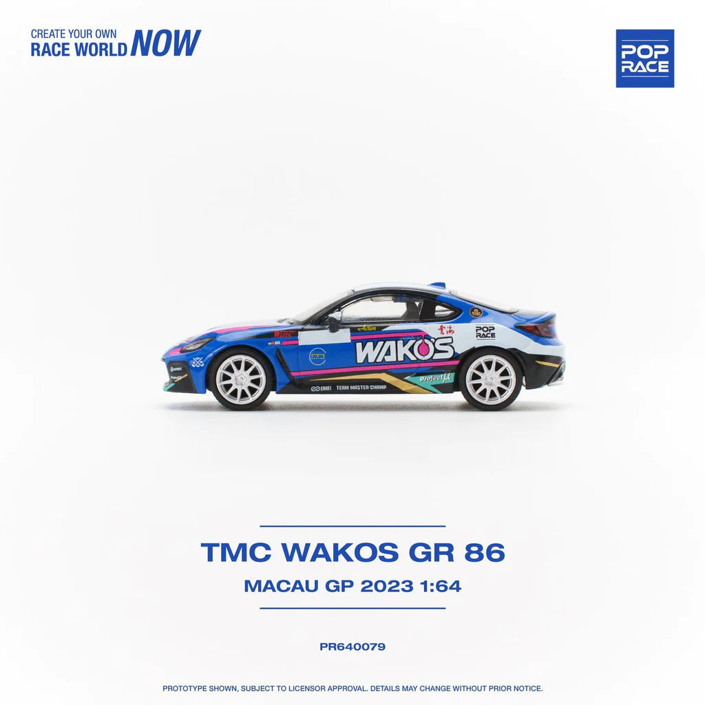 *Pre-Order* Pop Race Toyota GR86 TMC Wakos Macau GP 2023