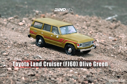 Inno Models Inno64 Toyota Land Cruiser (FJ60) Olive Green