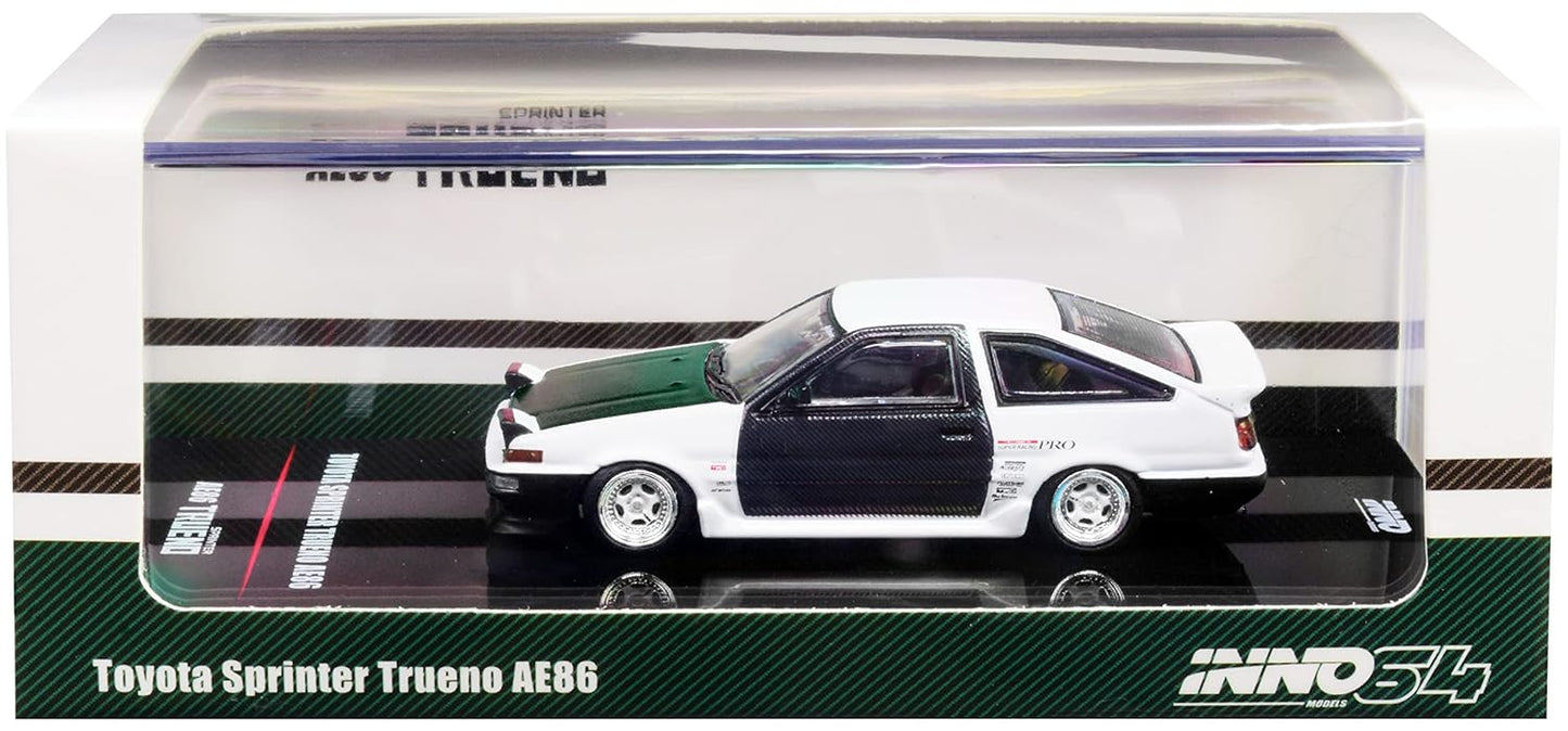 Inno Models Inno64 Toyota Sprinter Trueno AE86 with Carbon Doors