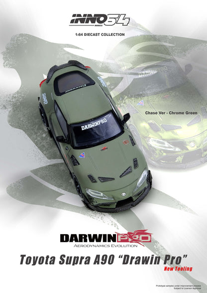 *Pre-Order* INNO Models INNO64 Toyota Supra A90 DARWIN PRO Matt Green