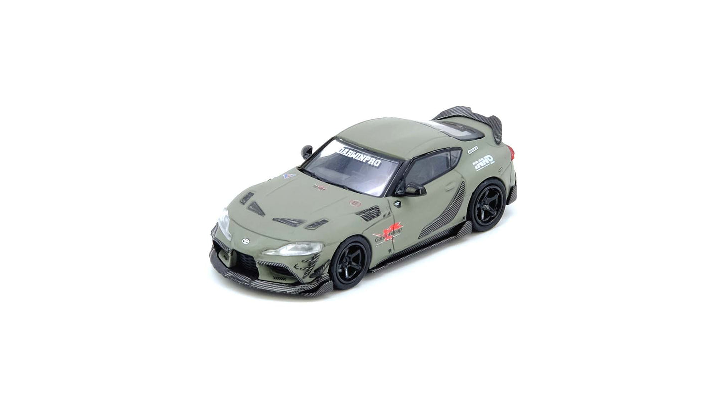 *Pre-Order* INNO Models INNO64 Toyota Supra A90 DARWIN PRO Matt Green