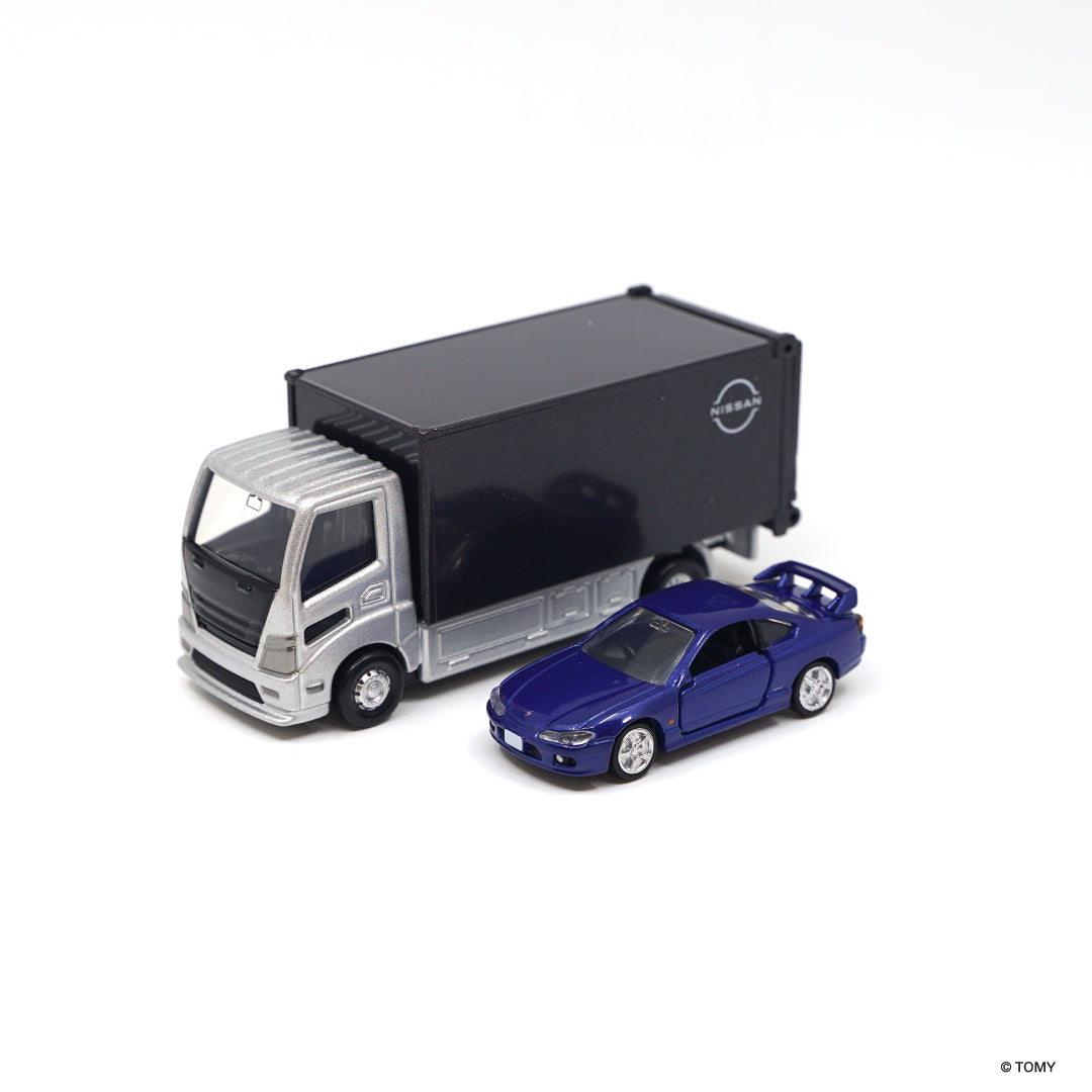 Tomica Premium Transporter & Nissan SILVIA (S15) Set