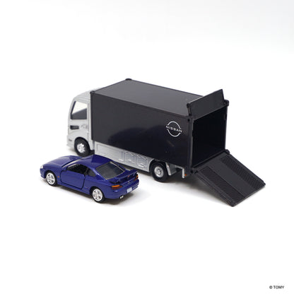 Tomica Premium Transporter & Nissan SILVIA (S15) Set