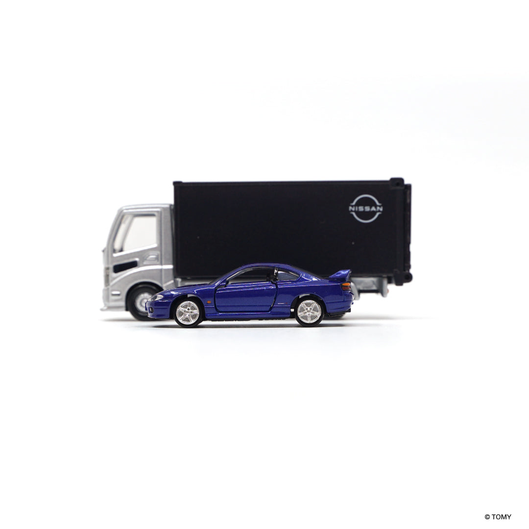 Tomica Premium Transporter & Nissan SILVIA (S15) Set