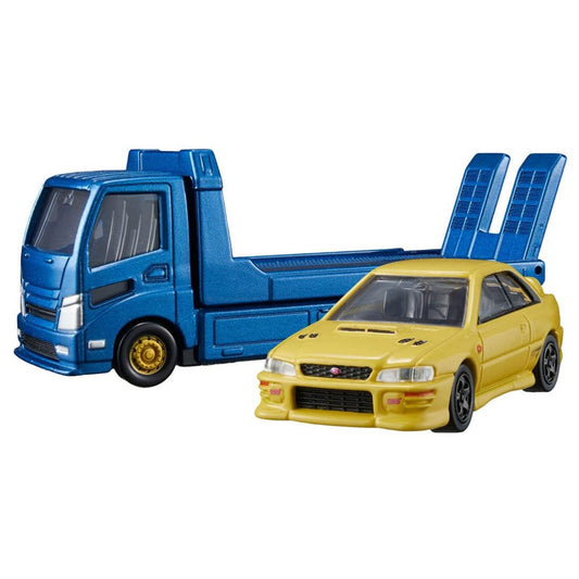 Tomica Premium Transporter & Subaru Impreza WRX Type R STi Ver. Set