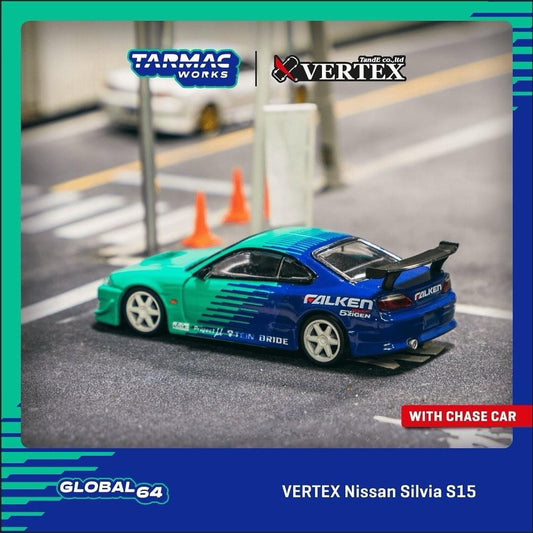 *Pre-Order* Tarmac Works VERTEX Nissan Silvia S15 Falken