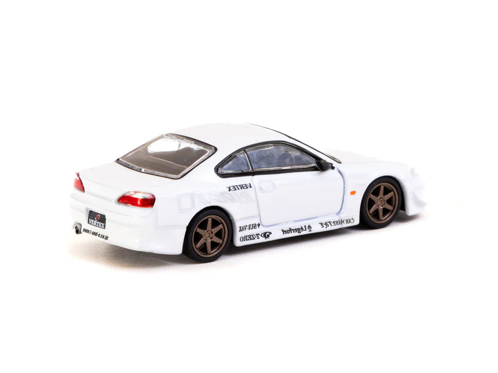 Tarmac Works VERTEX Nissan Silvia S15 White Metallic