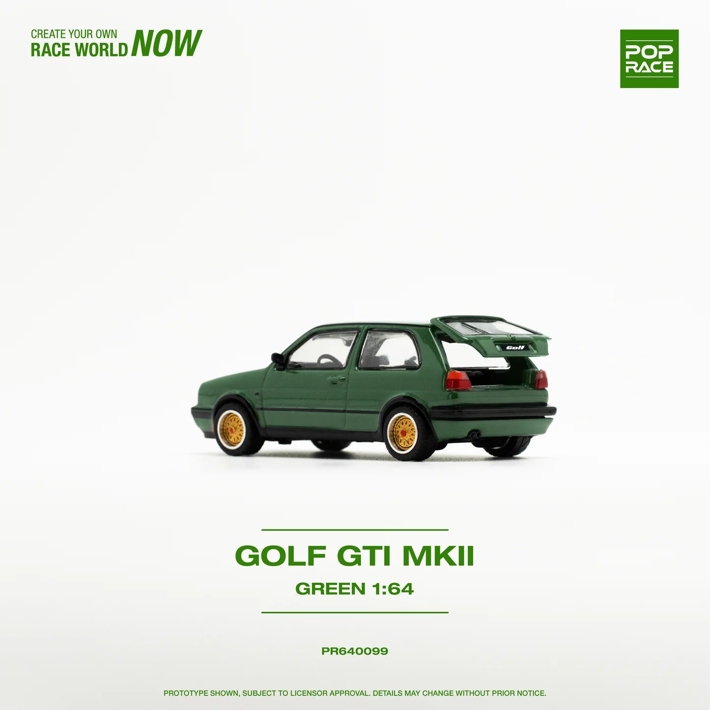 Pop Race Volkswagen Golf GTI MKII - Green