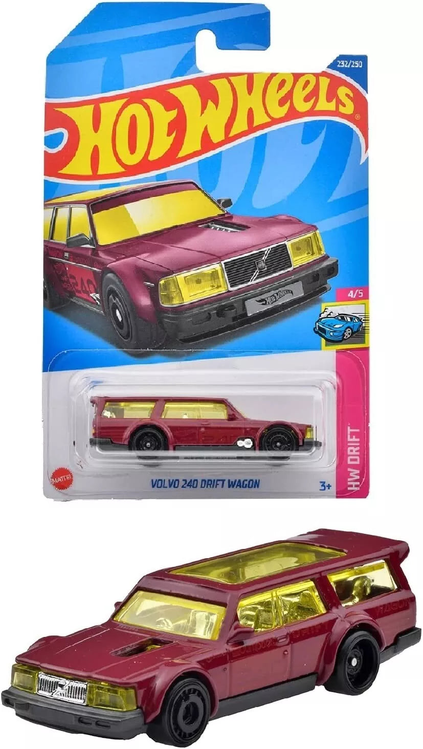 Hot Wheels HW Drift 4/5 Volvo 240 Drift Wagon - Japanese Card