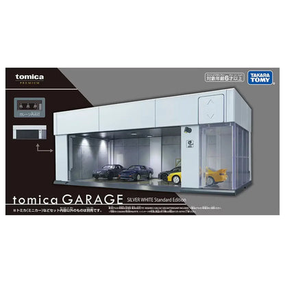 Tomica Premium - tomica GARAGE Silver White Standard Edition