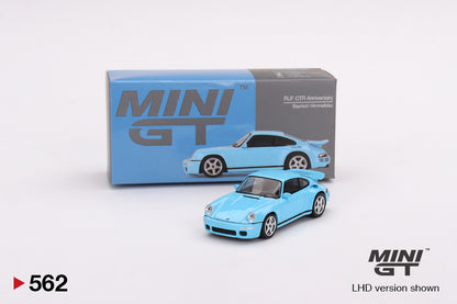 Mini GT No.562 RUF CTR Anniversary Bayrisch Himmelblau